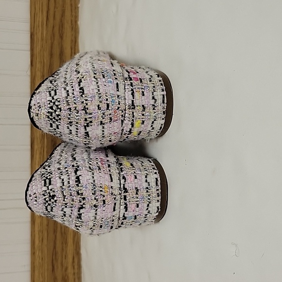 Ann Taylor, women's tweed 1" heel pumps sz 7, leather soles - Picture 3 of 5